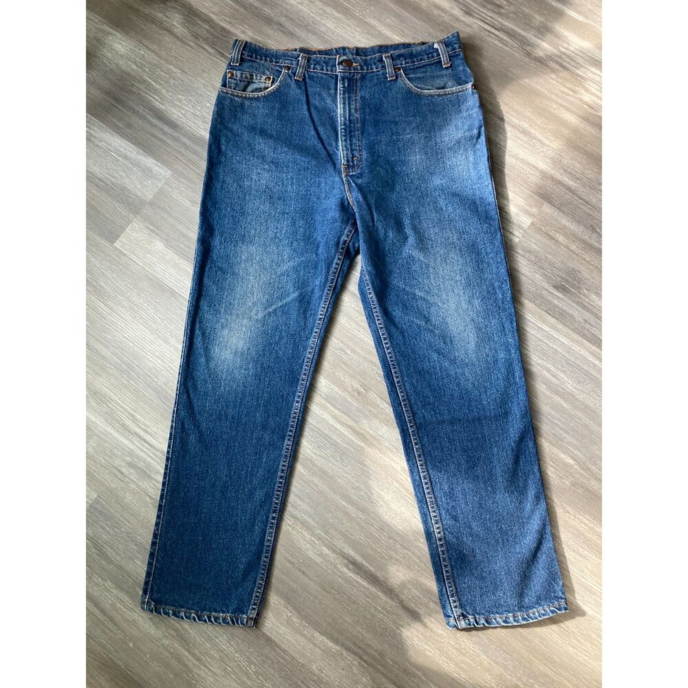 Vintage Perfectly Faded USA Made Levi's 540 Bronze / Brown Tab Relaxed Fit